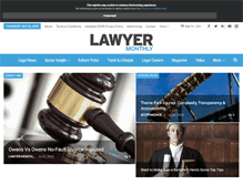 Tablet Screenshot of lawyer-monthly.com